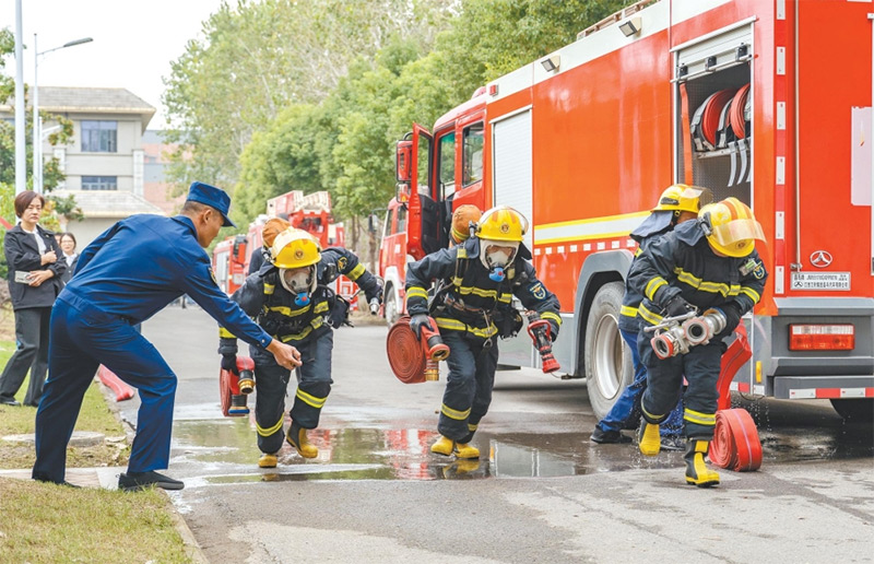 消防技能大比拼 筑牢安全防火墙